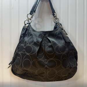 Coach Bag Womens Soho Signature Mia Black
